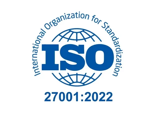 ISO/IEC 27001:2022 Certification logo